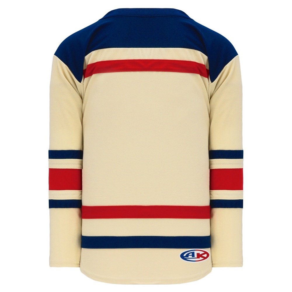 New Athletic Knit Hockey Jersey, New Yorker Rangers Winter Classic Pattern - Picture 2 of 3